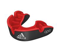 adidas Protector bucal unisex juvenil Opro Gen4, color negro y rojo