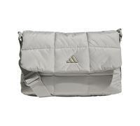adidas Puffer Bag Crossbody for Women - Quilted Purse, Bolso Bandolera Unisex Adulto, Gris Metalizado, Talla única