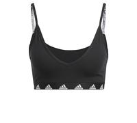 Adidas Purebare Light-Support Bra Sports, Mujer, Black/White A-C, XS