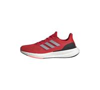 adidas Pureboost 23 Shoes, Zapatillas para Correr Hombre, Scarlet/Silver Metallic/Cloud White, 42 EU