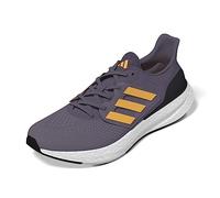 adidas Pureboost 23 W, Shoes-Low Mujer, Shadow Violet/Flash Orange/FTWR White, 43 1/3 EU