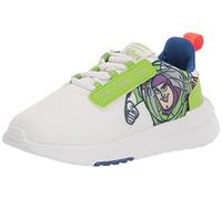 adidas Racer TR21 Running Shoe, FTWR White/FTWR White/Semi Solar Green (Buzz Lightyear), 2.5 US Unisex Little Kid