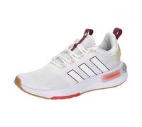 adidas Racer Tr23 Shoes, Zapatillas de Deporte Mujer, Cloud White Cloud White Bright Red, 39 1/3 EU