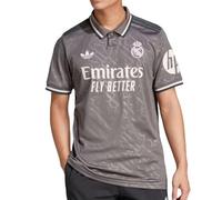 adidas Real Madrid - Camiseta réplica para hombre 24/25, gris, S