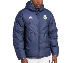 adidas Real Madrid - Chaqueta de plumón para hombre, azul marino, M