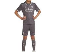 adidas Real Madrid - Conjunto de traje tercer junior 24/25, gris, 11-12 años