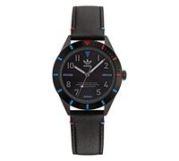 adidas Reloj Analógico para Hombres de Cuarzo con Correa en Piel ecológica AOFH22506