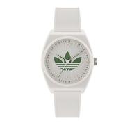 adidas Reloj con Correa de Resina blanquecina (Modelo: AOST230472I), Color Blanco, Blanco, Correa