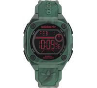 Adidas reloj unisex digital cuarzo con correa de silicona aost23573