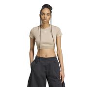adidas Camiseta Essentials Rib Washed T-Shirt in Beige EU S