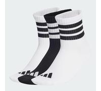 adidas RIBBED 3PP SOCKS, calcetines hombre Unisex Niños, white/white/black,