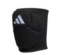 adidas Rodilleras unisex de voleibol de 5 pulgadas, negro/blanco, M