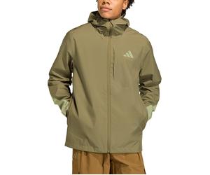 Adidas - Ropa de senderismo - MT 2.5L Rain Jacket Stroli Verten - Talla M - Verde Verde M