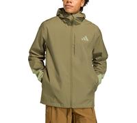 Adidas - Ropa de senderismo - MT 2.5L Rain Jacket Stroli Verten - Talla XL - Verde Verde XL