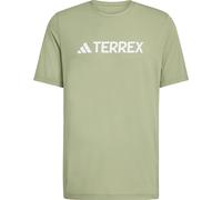 Adidas - Ropa de senderismo - MT Logo Tech Tee Verten - Talla M - Verde Verde M