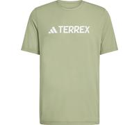 Adidas - Ropa de senderismo - MT Logo Tech Tee Verten - Talla S - Verde Verde S
