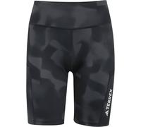 Adidas - Ropa de senderismo mujer - Multi 8" AOP Tight Short W Black - Talla M - Negro Negro M