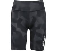 Adidas - Ropa de senderismo mujer - Multi 8" AOP Tight Short W Black - Talla S - Negro Negro S