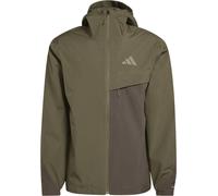 Adidas - Ropa de senderismo - Multi 2L Rain Jkt M Olive Strata - Talla L - Caqui Caqui L