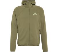 Adidas - Ropa de senderismo - Xperior VK Fleece Hooded Jkt M Olive Strata - Talla M - Caqui Caqui M