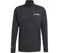 Adidas - Ropa para trail running - Xperior Half Zip Longsleeve Tee Black - Talla L - Negro Negro L