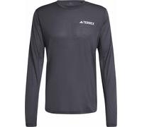Adidas - Ropa para trail running - Xperior Longsleeve Tee Carbon - Talla L - Gris Gris L
