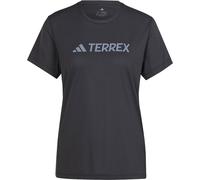 Adidas - Ropa trail running mujer - Multi Logo Tech Tee W Black para Mujer - Talla S - Negro Negro S