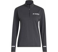 Adidas - Ropa trail running mujer - Xperior Half Zip Longsleeve W Black para Mujer - Talla S - Negro Negro S