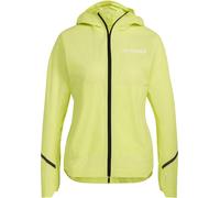 Adidas - Ropa trail running mujer - Xperior Light Rain Jkt W Semi Frozen Lemon - Talla S - Amarillo Amarillo S