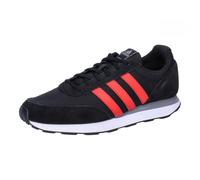 adidas Run 60s 3.0 Leather Shoes, Zapatos Hombre, Core Black/Better Scarlet/Grey Three, 46 EU