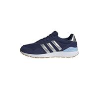 adidas Run 60s 4.0 Shoes, Zapatos Mujer, Dark Blue/Silver Met./Glow Blue, 44 EU