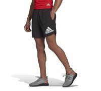 adidas Run It Shorts, Men's, Black/White, M 7 Inch