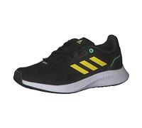 adidas Runfalcon 2.0 K, Sneaker, Negro (Core Black/Beam Yellow/Beam Green), 37 1/3 EU