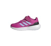 adidas RunFalcon 3.0 Elastic Lace Top Strap Shoes, Zapatillas para Correr, Lucid Fuchsia/Blue Dawn/Core Black, 35 EU