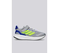 Adidas Unisex niños RUNFALCON 5 Shoes Kids, halo Silver/Lucid Lemon/Team Royal Blue, 30 EU