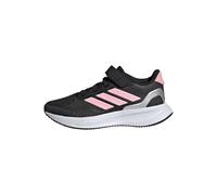 adidas RUNFALCON 5 Shoes Kids, Zapatos Bajos Que no Son de fútbol Unisex Adulto, Core Black/Pink/Silver Metallic, 33.5 EU