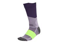 adidas RUNxBOOST calcetines de running de media caña | EU M in Powder Plum/Aurora Plum/Solar Yellow