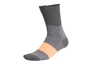 adidas RUNxBOOST calcetines de running de media caña | EU S in Grey Four/Grey Six/Lucid Orange