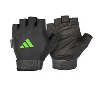 adidas S Guantes Ajustables Essential-Verde, Unisex-Adult, Black