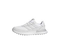 adidas S2G 25 - Zapatos de piel sin pinchos para mujer, Calzado Blanco Blanco Plateado Metálico, 38 EU