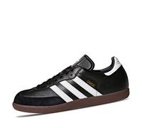 adidas Samba Leather, Zapatillas Bajas Hombre, Negro (Core Black/FTWR White/Core Black), 45 1/3 EU