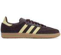 Adidas Samba OG - Tenis para mujer, Marrón Sombra, Amarillo Polvo, 38 EU