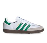 adidas Samba OG (White/Green, Sistema Tallas Calzado EU, Adulto, Hombre, Números, Mediano, 42)