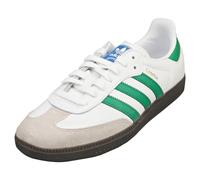 adidas Samba OG (White/Green, Sistema Tallas Calzado EU, Adulto, Hombre, Números, Mediano, 44 2/3)