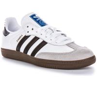 Adidas Samba OG Zapatillas De Cuero Retro Para Mujeres En Marrón UK 3 - 12