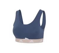 adidas Scoop Bralette Sport Active Comfort Cotton - Ropa Interior cómoda, 852 Ink, XS