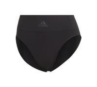 adidas Seamless Hi-Leg Brief Panty Underwear Ropa Interior, Negro/Negro, L (Pack de 2) Mujeres