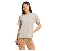 adidas Seasonal Essentials Leopard Print T-Shirt with 3-Stripes Camiseta Mujer (Pack de 1)
