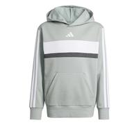 adidas Seasonal Essentials Tiberio 3 Stripes Fleece Hoodie Sudadera con Capucha Unisex niños (Pack de 1)