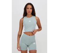 adidas Seasonal Essentials - Verde - Camiseta Crop Top Mujer talla L